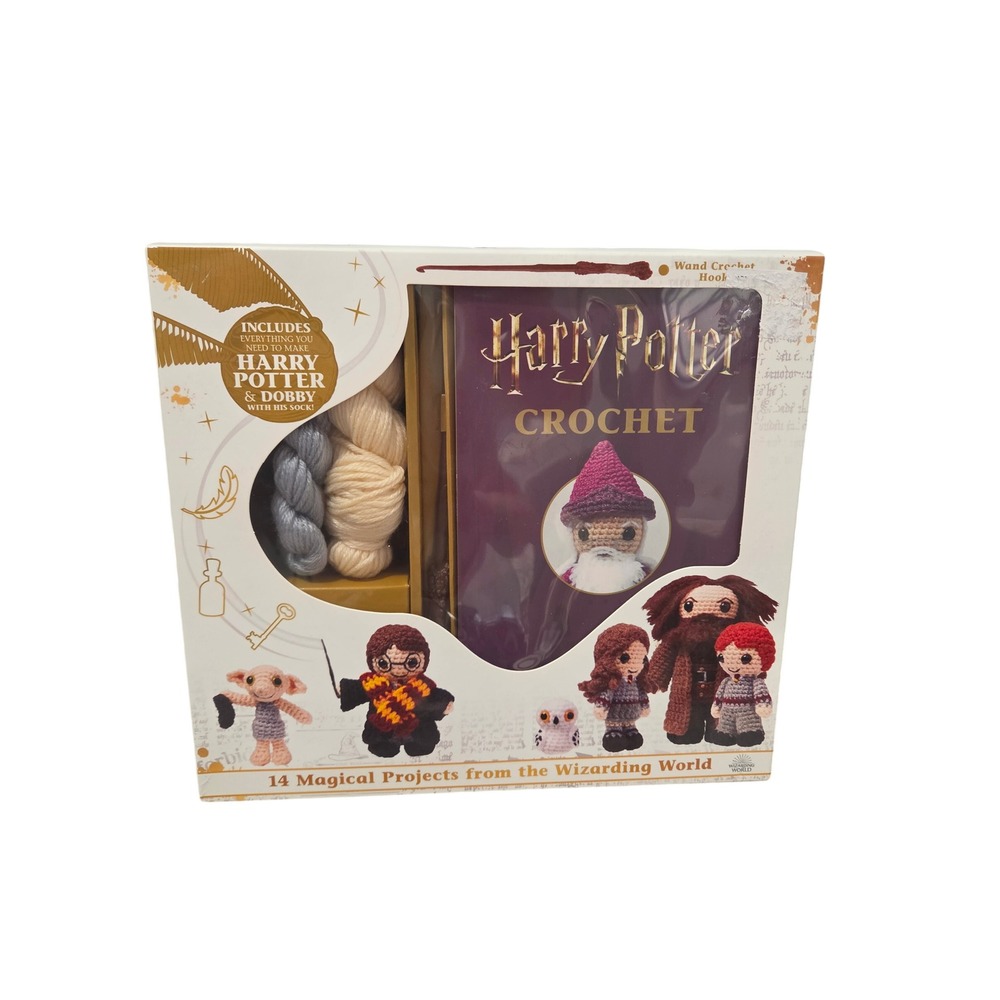 Harry Potter Crochet Kit 14 Magical Projects Wizarding World Amigurumi New